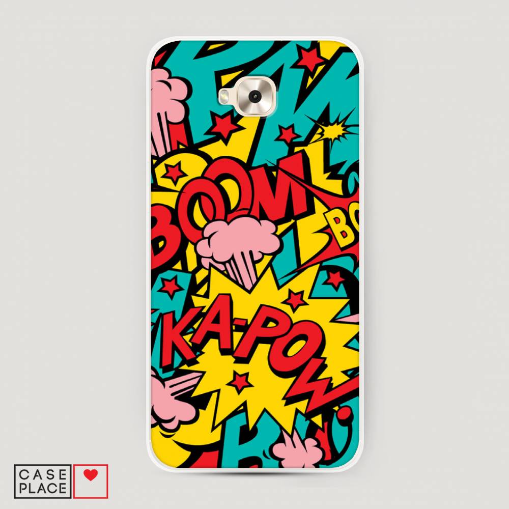 фото Чехол awog "постер pop art" для asus zenfone 4 selfie zd553kl