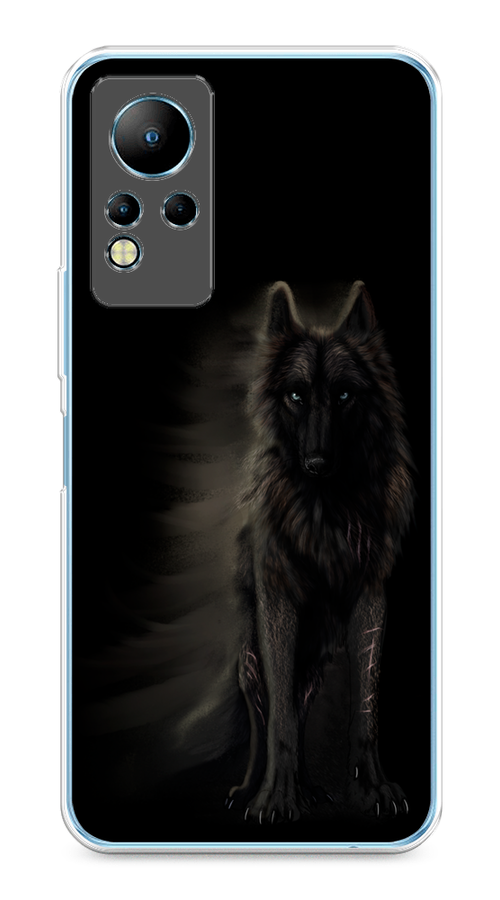 

Чехол на Infinix Note 11/12 G88 "Туманный волк", Черный, 3101850-1