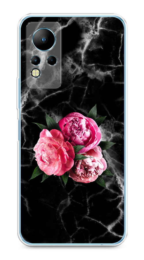 

Чехол на Infinix Note 11/12 G88 "Букет на черном мраморе", Черный;серый;розовый;зеленый;белый, 3101850-1