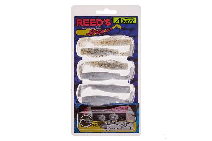 

Набор приманок ASARI Reed's Shad 27503, Золотистый;серебристый, Reed's Shad 27503