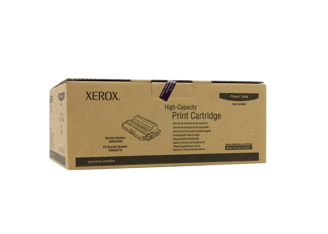 Картридж для лазерного принтера Xerox 106R01246 черный, оригинальный