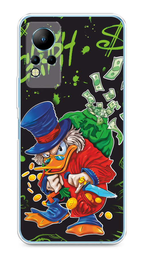 

Чехол на Infinix Note 11/12 G88 "Скрудж Макдак с мешком денег", Красный;синий;зеленый;черный, 3101850-1