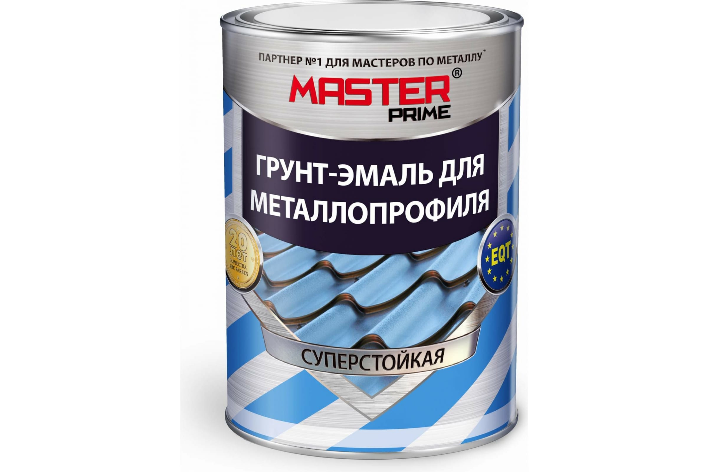 MASTER PRIME Грунт-эмаль для металлопрофиля RAL 7024 графитовый серый, 4 кг 4300008851