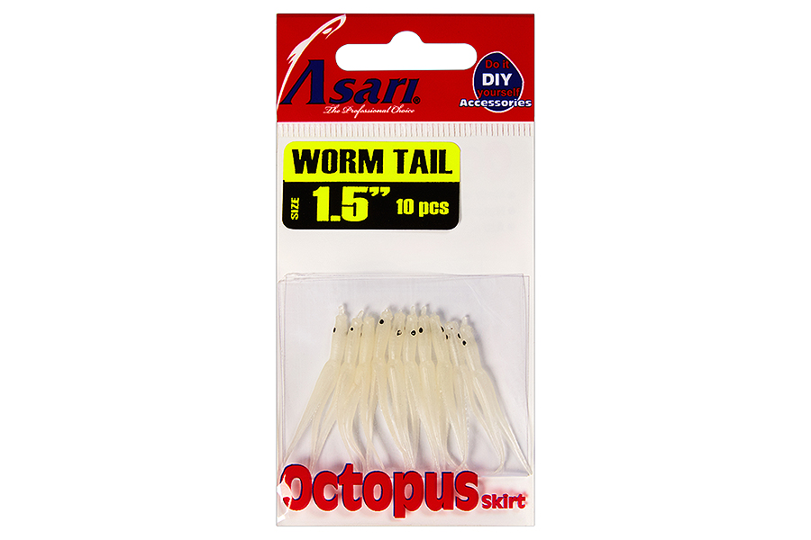 Октопус ASARI Worm Tail 1.5