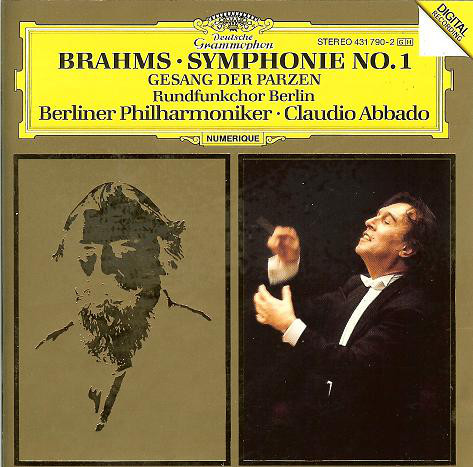 Brahms: Symphonie No. 1. Abbado (1 CD)