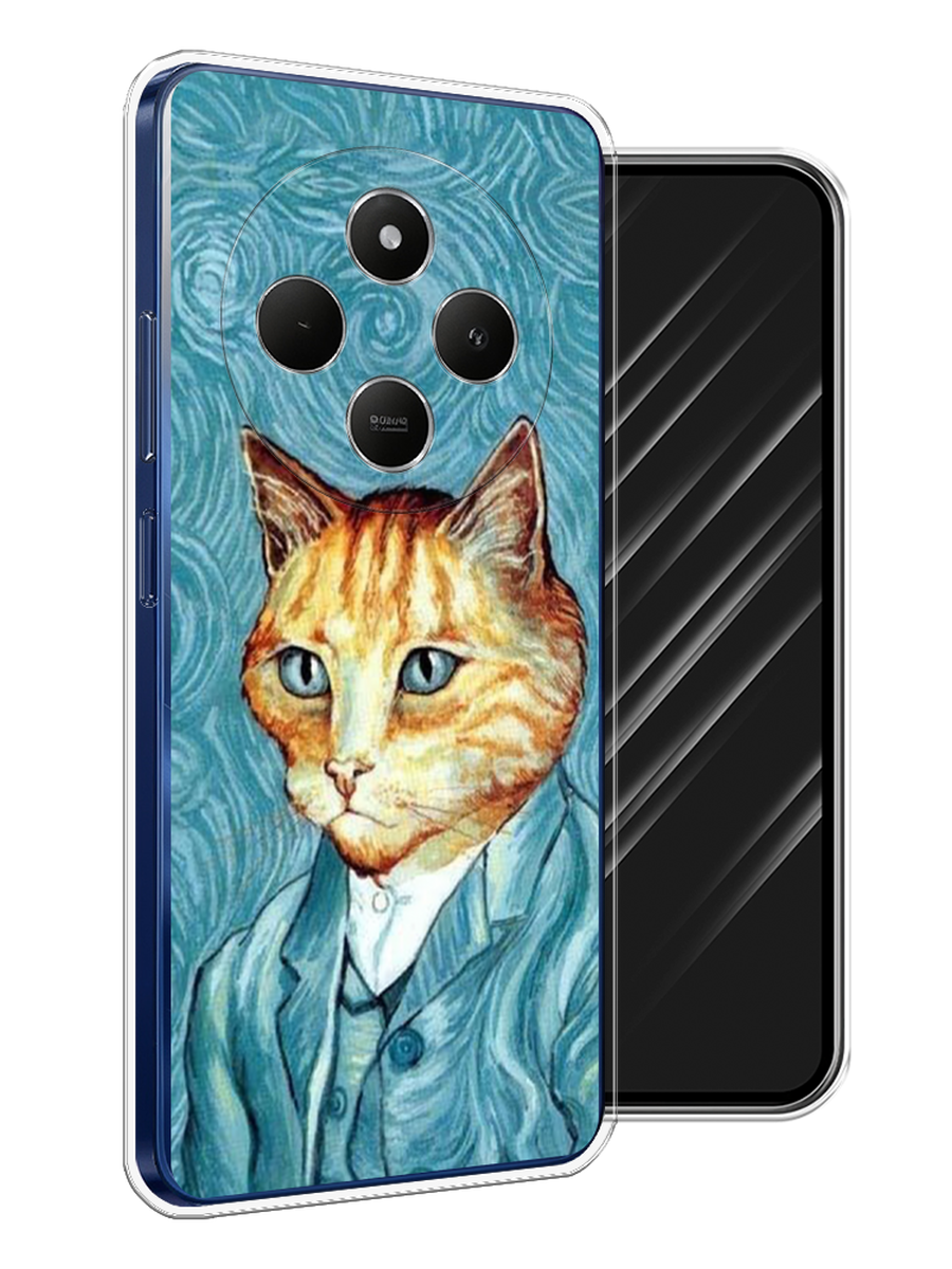 

Чехол Awog на Xiaomi Redmi 14C/Poco C75 4G "Кот Ван Гог", Голубой;коричневый, 322950-1