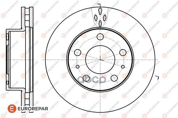 

Диск Тормозной Передний Citroen C-Cros.MitsubishiPeugeot 03- Eurorepar 1618864580 EUROREPA