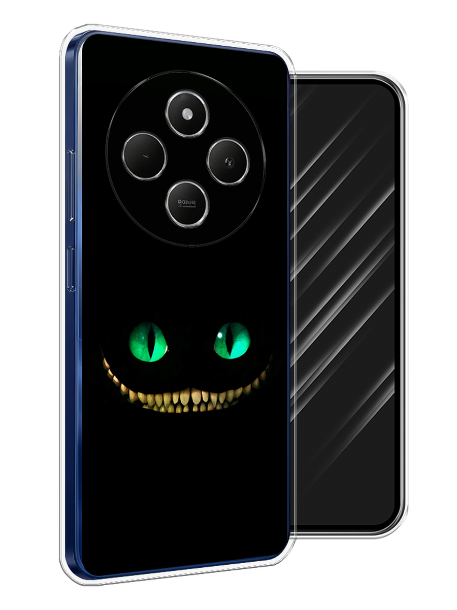 

Чехол Awog на Xiaomi Redmi 14C/Poco C75 4G "Зеленоглазый чеширский кот", Черный, 322950-1