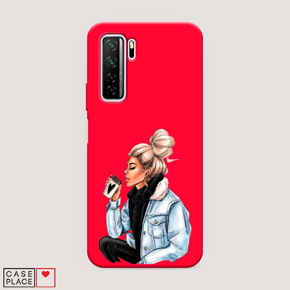 

Чехол Awog на Honor 30S Global/Huawei P40 Lite 5G/Nova 7 SE "Cute girl"