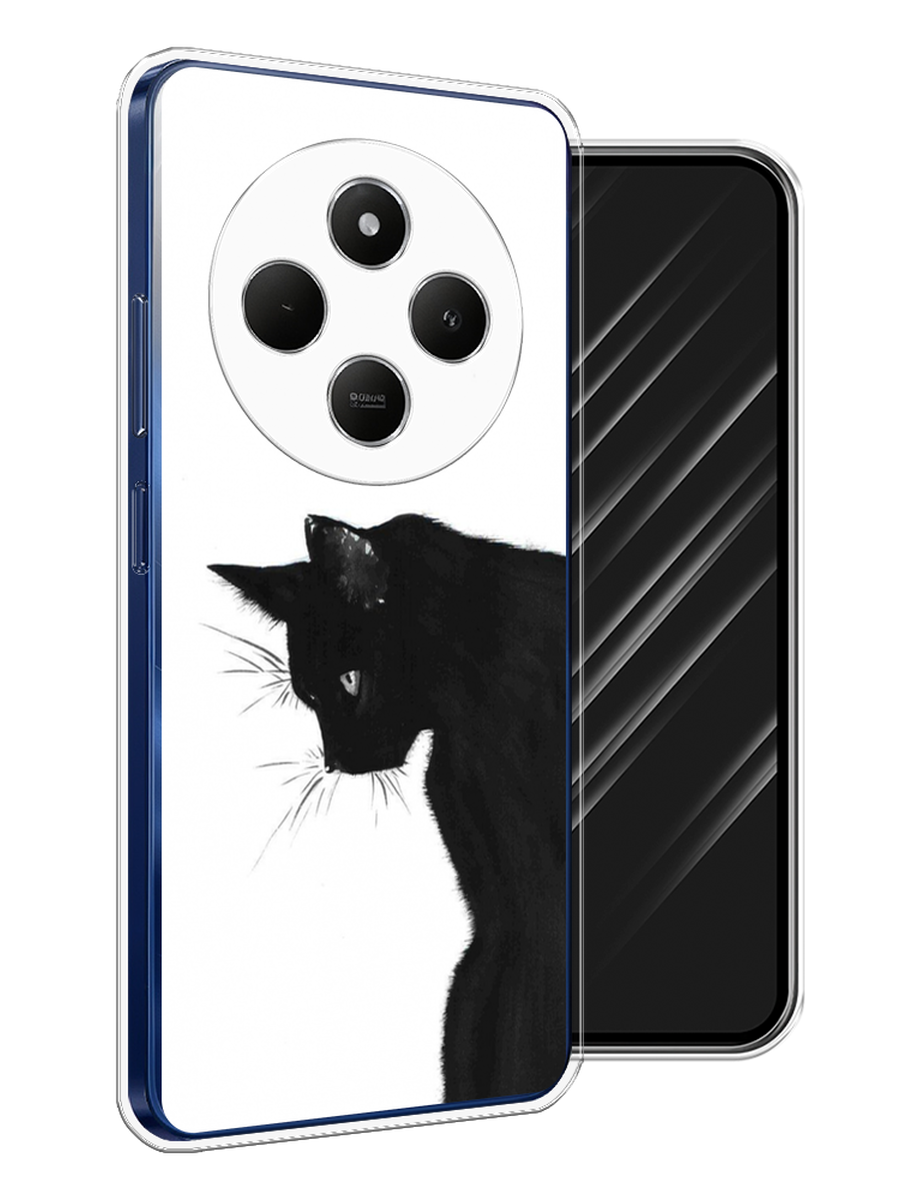 

Чехол Awog на Xiaomi Redmi 14C/Poco C75 4G "Black cat", Черный;белый, 322950-1