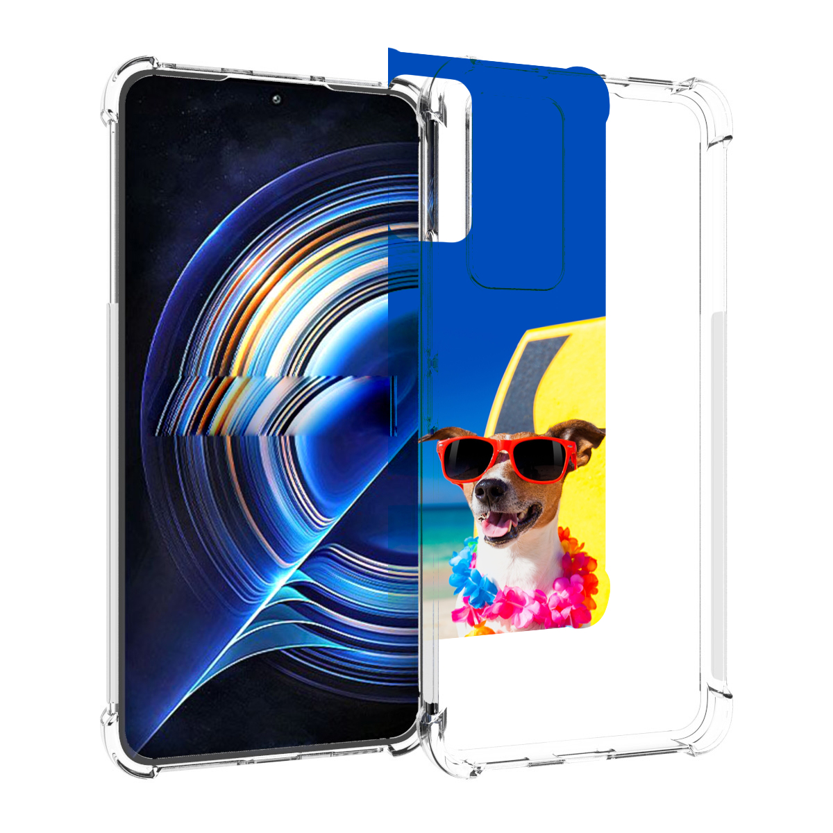 

Чехол MyPads Гавайская-собака для Tecno Camon 19 Neo, Прозрачный, Tocco