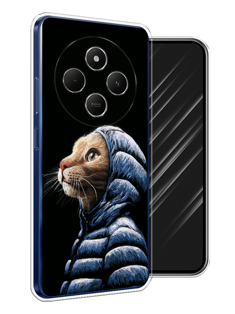 

Чехол Awog на Xiaomi Redmi 14C/Poco C75 4G "Кот в капюшоне", Черный;бежевый;синий, 322950-1