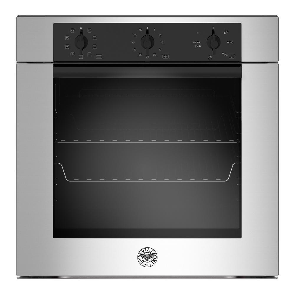 фото Встраиваемый электрический духовой шкаф bertazzoni f609modekx серебристый