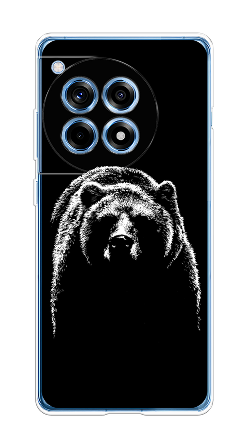 

Чехол на OnePlus Ace 3/12R "Медведь в ночи", Белый;черный, 154650-1