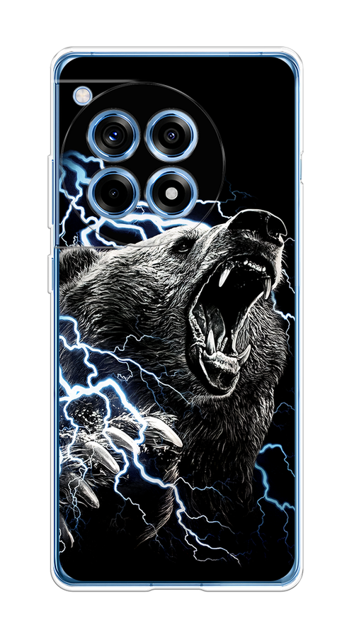 

Чехол на OnePlus Ace 3/12R "Гроза и медведь", Черный;серый;серебристый, 154650-1