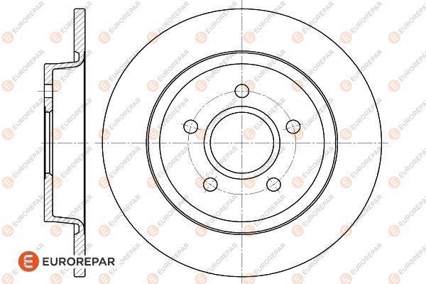 

EUROREPAR 1618869780 Диск тормозной FORD C-MAX (DM2) 2.0 07 , VOLVO S40/V50 1.8-2.0TD 04 (