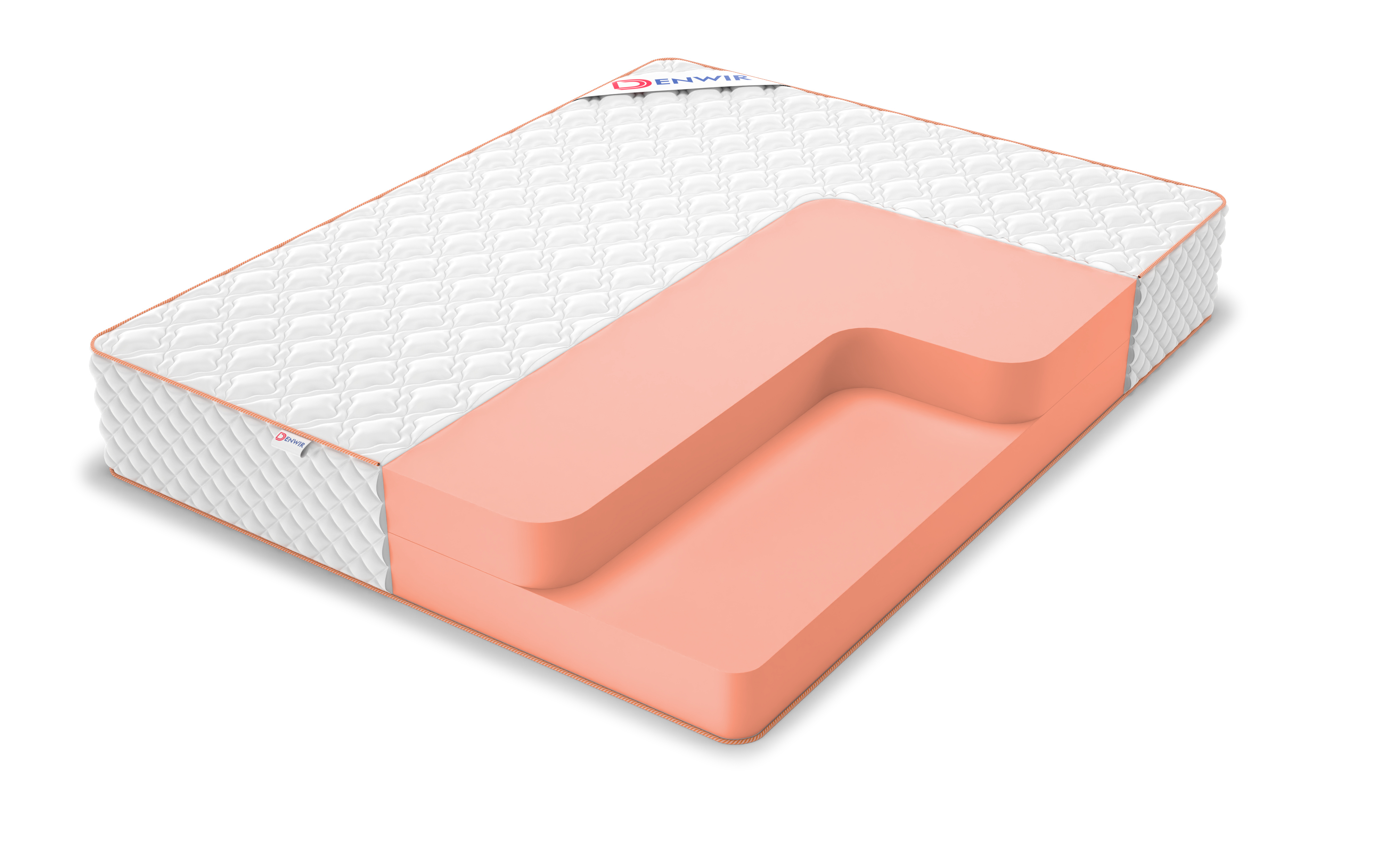 

Матрас беспружинный Denwir TOP FOAM 28 165х190, 29 см, Белый, TOP FOAM 28