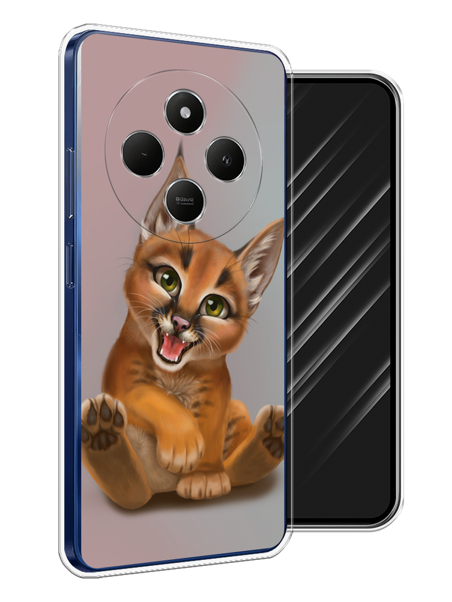 

Чехол Awog на Xiaomi Redmi 14C/Poco C75 4G "Малыш рыси", Оранжевый;серый, 322950-1