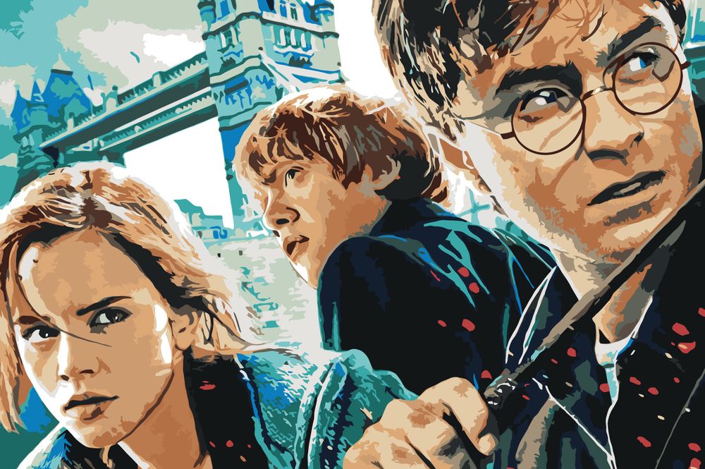 

Картина по номерам «Гарри Поттер, Рон и Гермиона 3», 40x60 см, Гарри Поттер, Рон и Гермиона 3