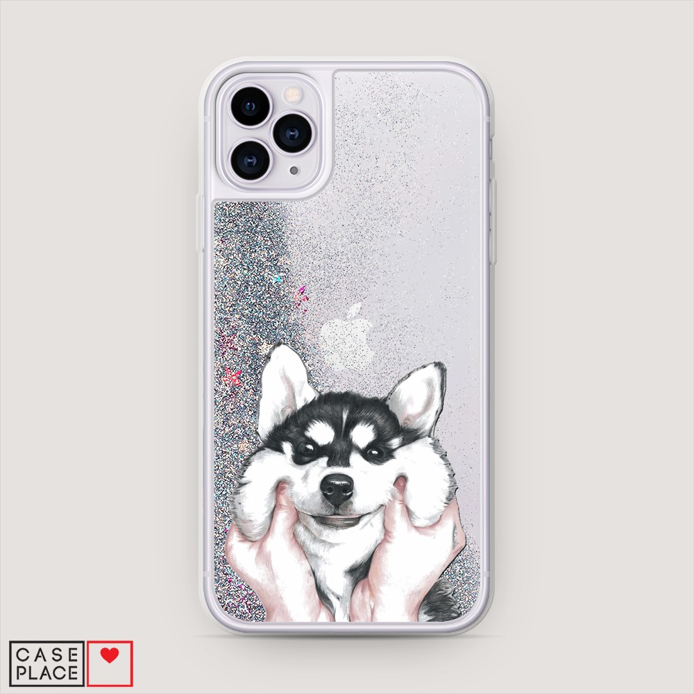 

Чехол Awog на Apple iPhone 11 Pro Max / Айфон 11 Pro Max "Щечки хаски", Разноцветный, 12291-1