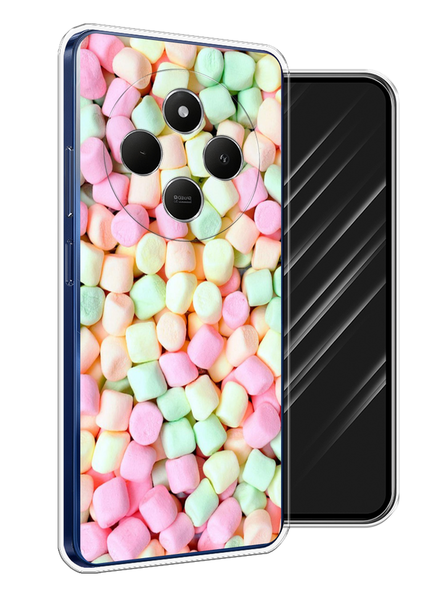 

Чехол Awog на Xiaomi Redmi 14C/Poco C75 4G "Marshmallows", Зеленый;желтый;розовый, 322950-1