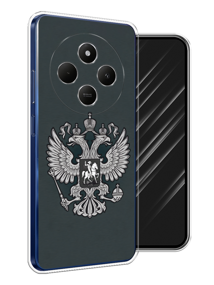 

Чехол Awog на Xiaomi Redmi 14C/Poco C75 4G "Герб России серый", 322950-1