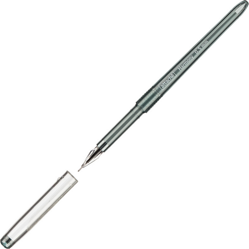 Ручка гелевая Attache Harmony, черная, 0,5 мм, 1 шт.