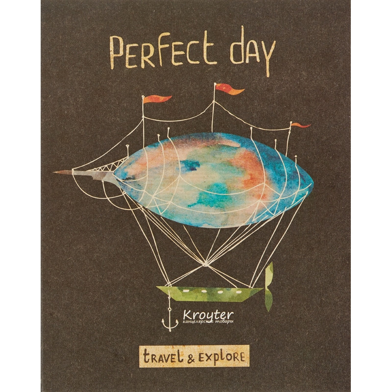 

Тетрадь общая в клетку Kroyter Perfect day 06333, 48 л., 1 шт.
