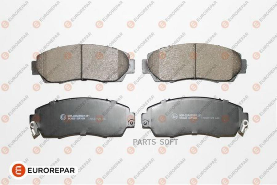 

Колодки тормозные дисковые HONDA CR-V III (RE) 2.0 i-VTEC 4WD (RE5, R EUROREPAR 1619792780
