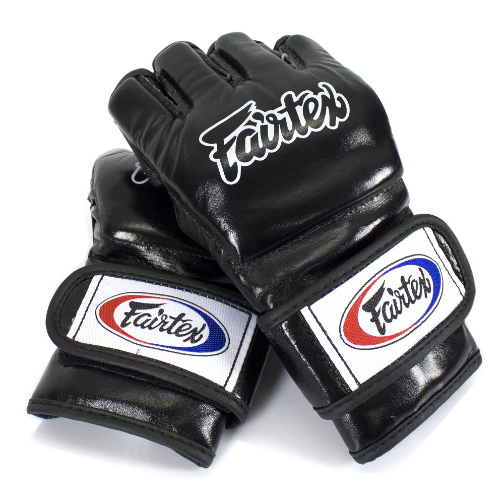 Перчатки MMA Fairtex Gloves FGV12 Solid Black XL