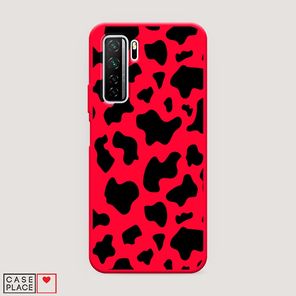 

Чехол Awog на Honor 30S Global/Huawei P40 Lite 5G/Nova 7 SE "Пятна коровы черные"