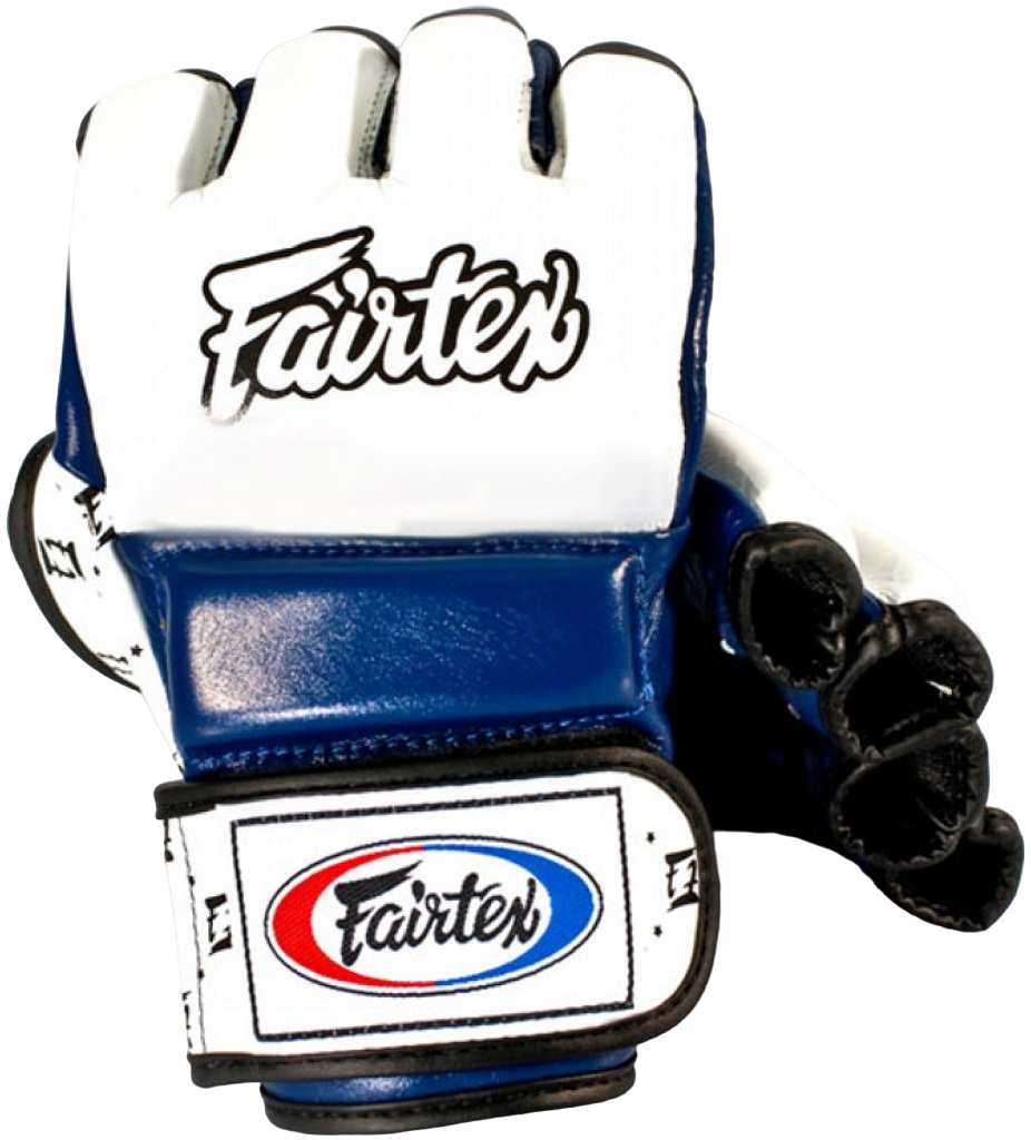 

Перчатки MMA Fairtex Sparring Gloves FGV17 White/Blue M, 5074