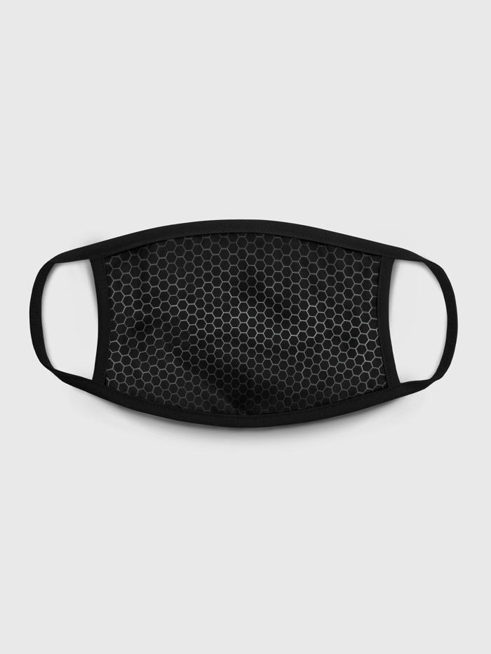 

Многоразовая маска унисекс Burnettie Grey Honeycombs, Разноцветный, Grey Honeycombs