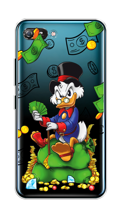 

Чехол на Itel A25/A35 "Scrooge Richness", Черный;синий;зеленый, 3200250-1