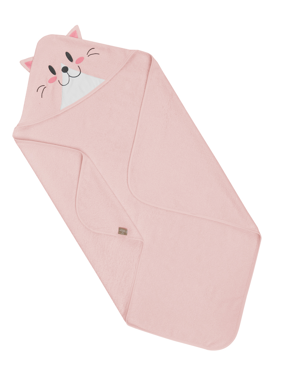 

Полотенце-уголок BEDDY BYES Котенок ВВ 3010 розовый, BB_kids_towel