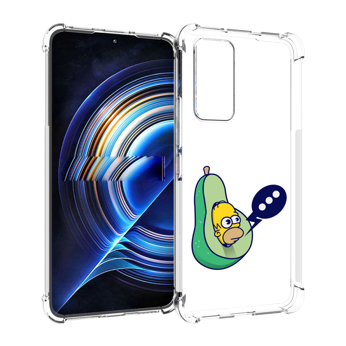 

Чехол MyPads Гомер-авокадо для Tecno Camon 19 Neo, Прозрачный, Tocco