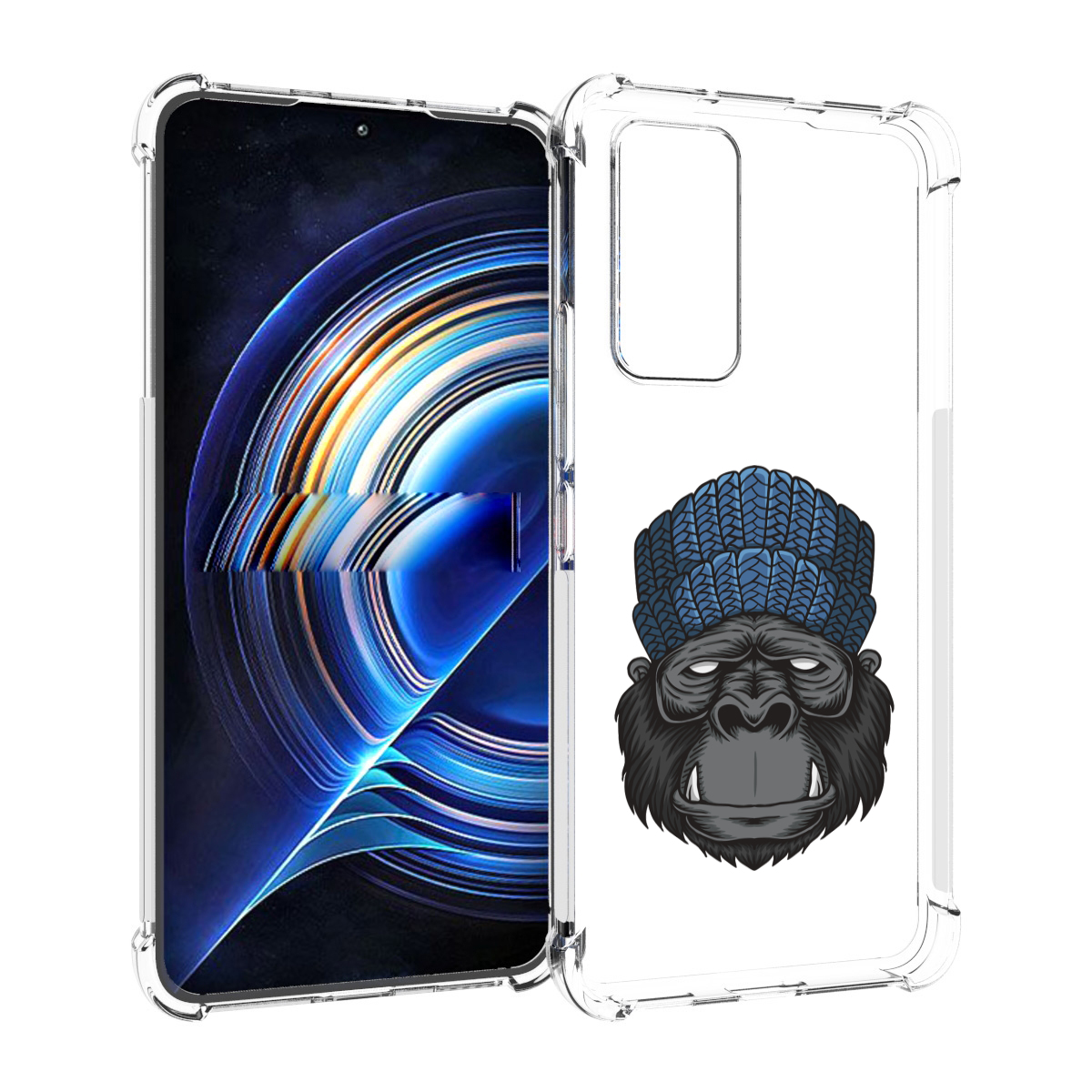 

Чехол MyPads Горила для Tecno Camon 19 Neo, Прозрачный, Tocco