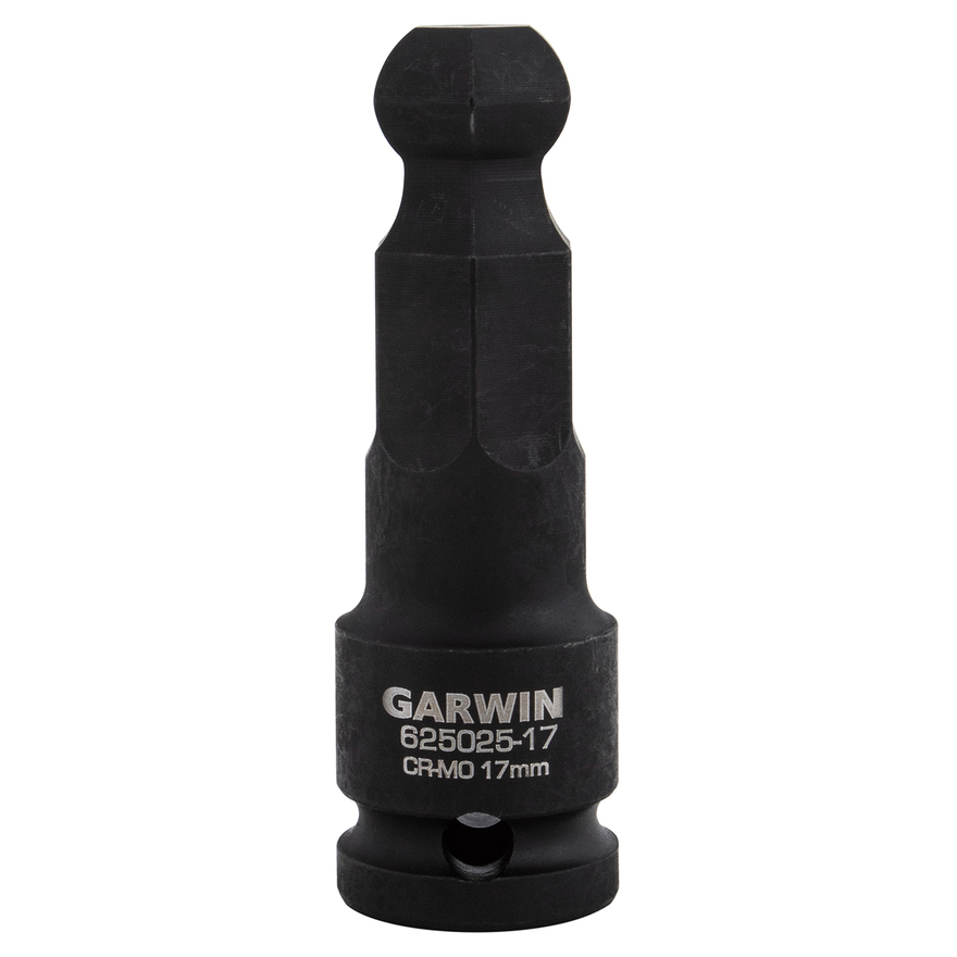 Головка GARWIN PRO 625025-17 торцевая ударная HEX с шаром 1/2'' 17 мм, L=78 мм