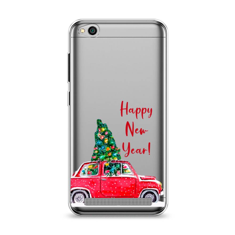 

Чехол на Xiaomi Redmi 5A "Happy New Year", Красный;зеленый, 32850-5
