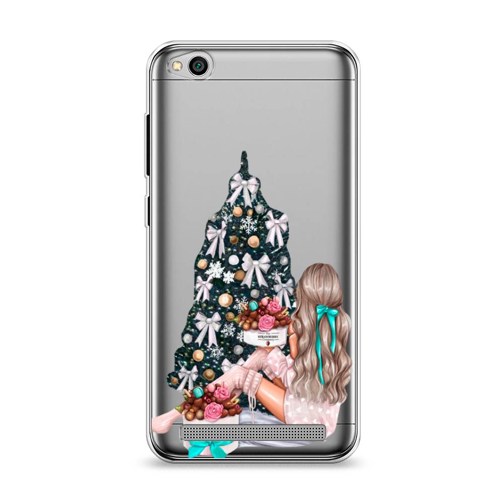 

Чехол на Xiaomi Redmi 5A "New Year", Зеленый;бежевый;голубой, 32850-5