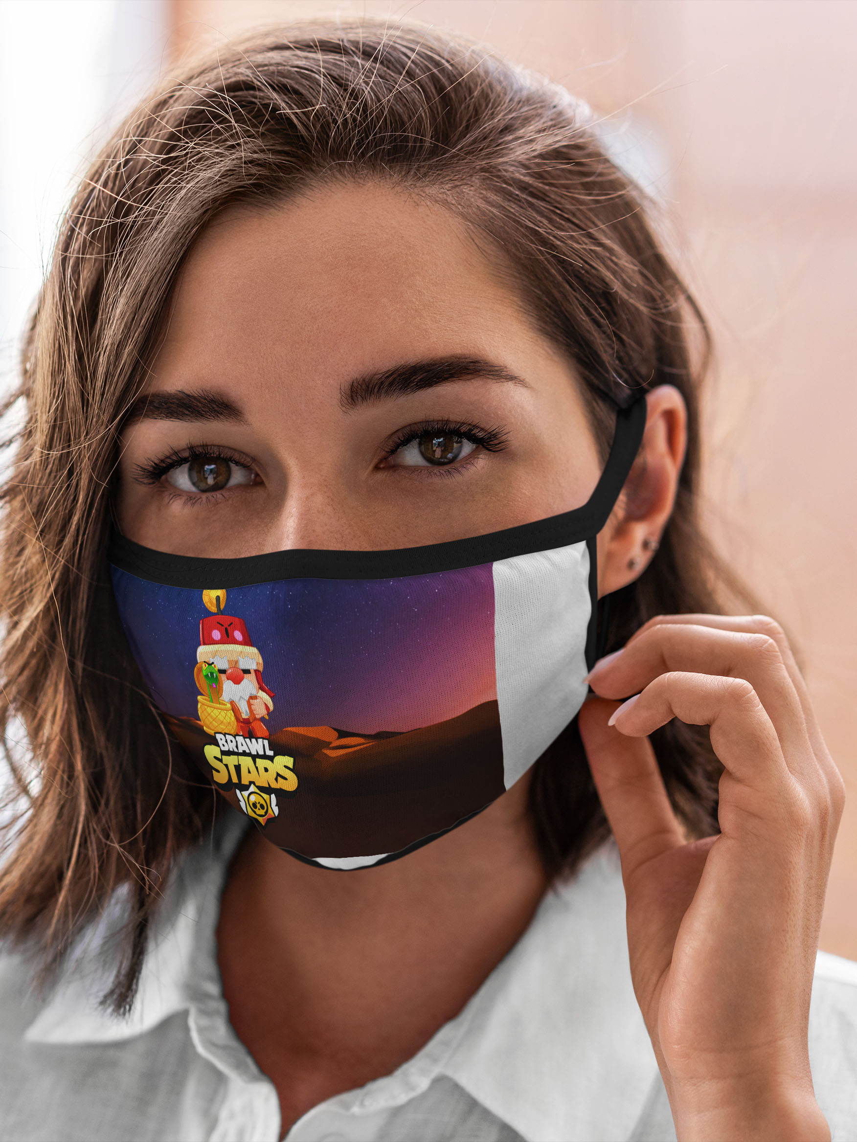 

Многоразовая маска унисекс Burnettie Brawl Stars Gale Merchant, Разноцветный, Brawl Stars Gale Merchant