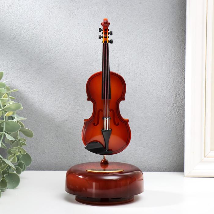 

Сувенир пластик музыкальный механический "Скрипка" 21х9,5х9,5 см