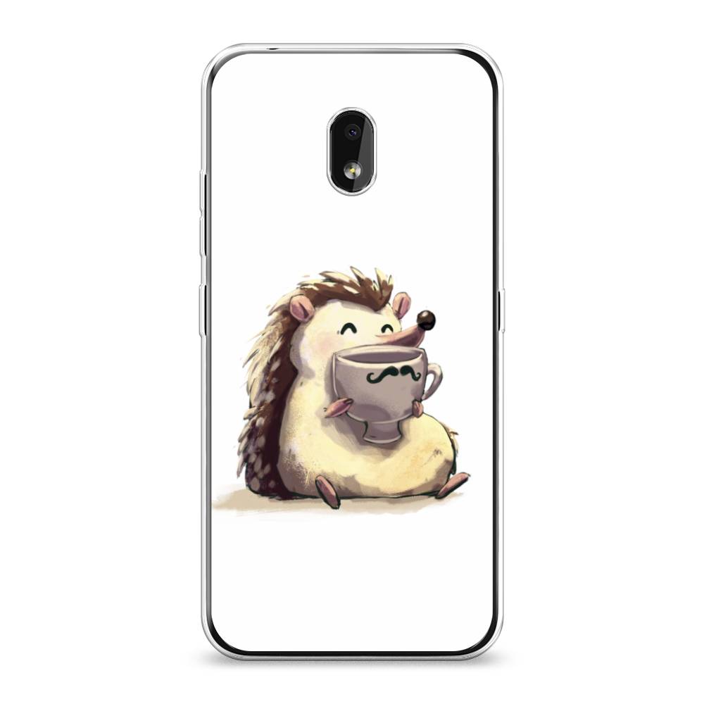 

Чехол Awog на Nokia 2.2 / Нокиа 2.2 "Еж кофеман", 122950-10