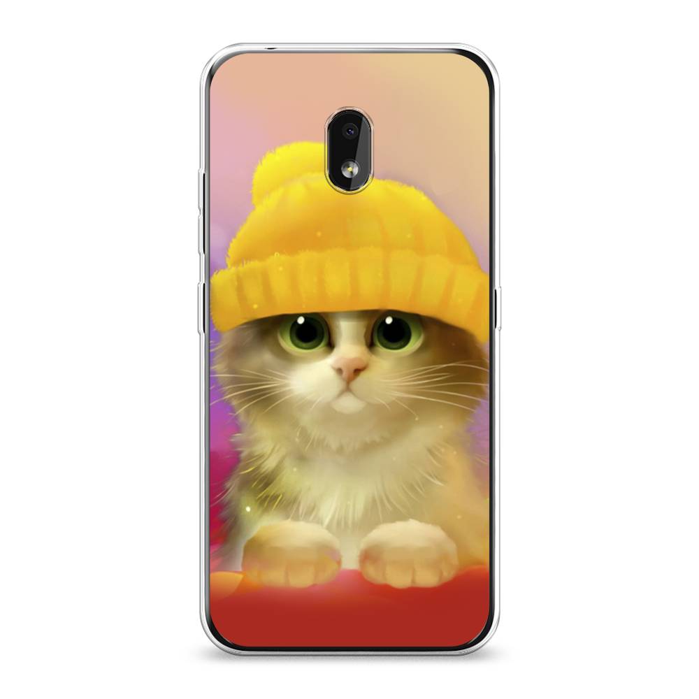 

Чехол Awog на Nokia 2.2 / Нокиа 2.2 "Котенок в желтой шапке", 122950-2