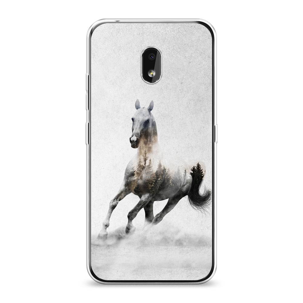 

Чехол Awog на Nokia 2.2 / Нокиа 2.2 "Лошадь лес", 122950-2