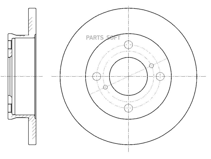 G-BRAKE Диск тормозной G-brake GR-01671 GR01671