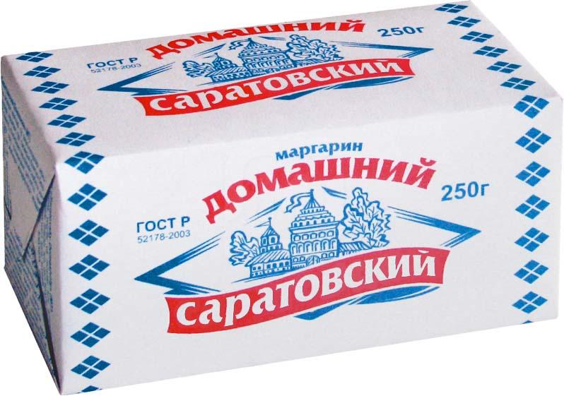 

Маргарин Саратовский Домашний 60% СЗМЖ 250 г