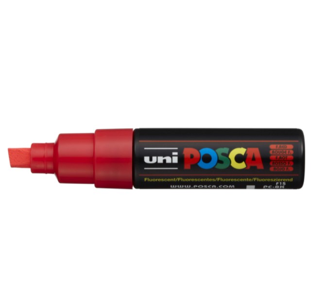 

Маркер Uni Posca PC-8K 8мм, Красный