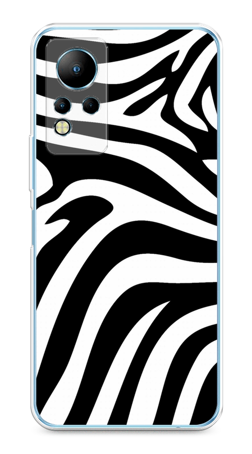

Чехол на Infinix Note 11/12 G88 "Полоски зебры", Черный;белый;бежевый, 3101850-1