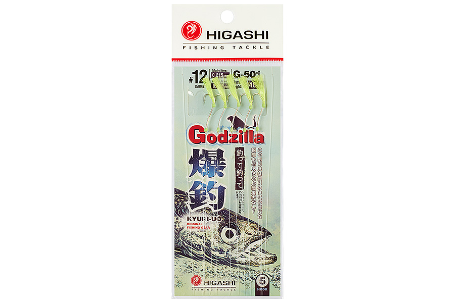 Оснастка для ловли зубаря HIGASHI G 501 #12 #Yellow